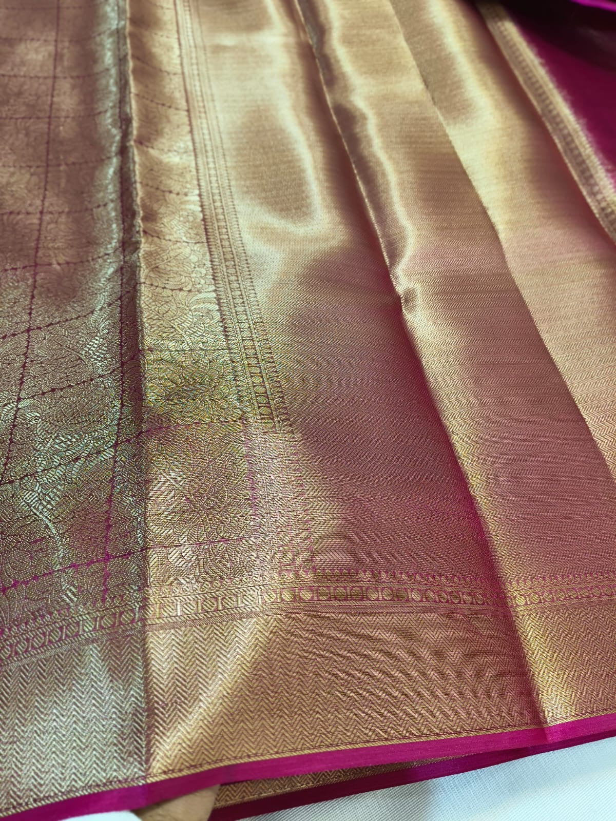 Deepika Padukone Inspired Banarasi Blend Tissue Brocade Saree