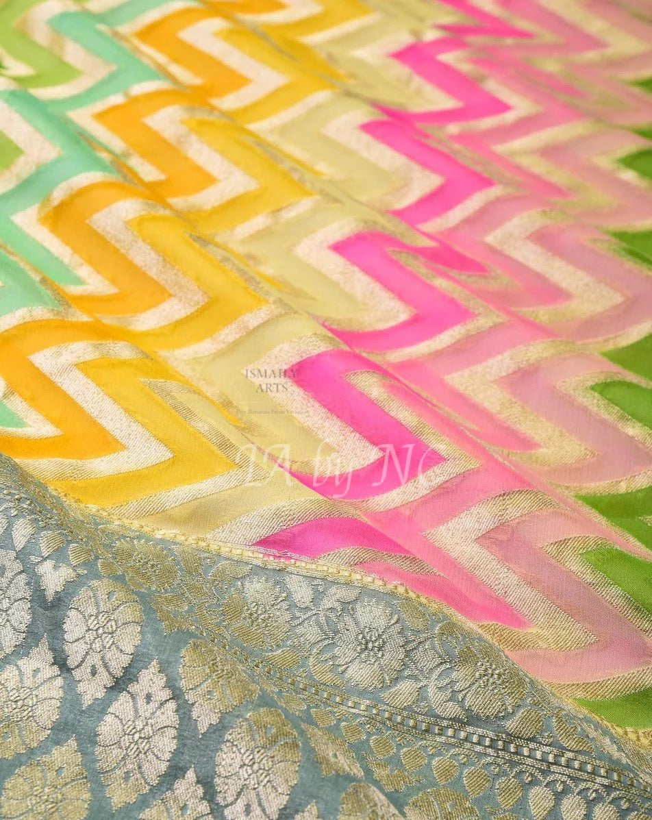 Banarasi Pure Khaddi Georgette Dupatta
