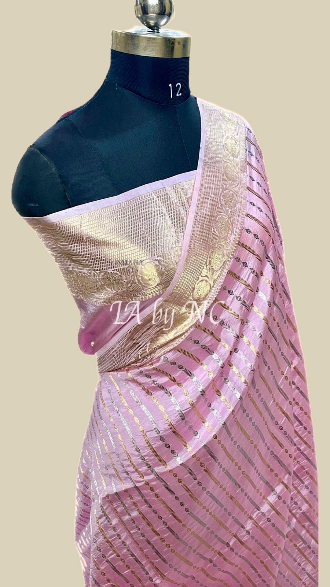 Baby Banarasi Pure Katan Silk Kadwa Raw Mango Pattu Saree