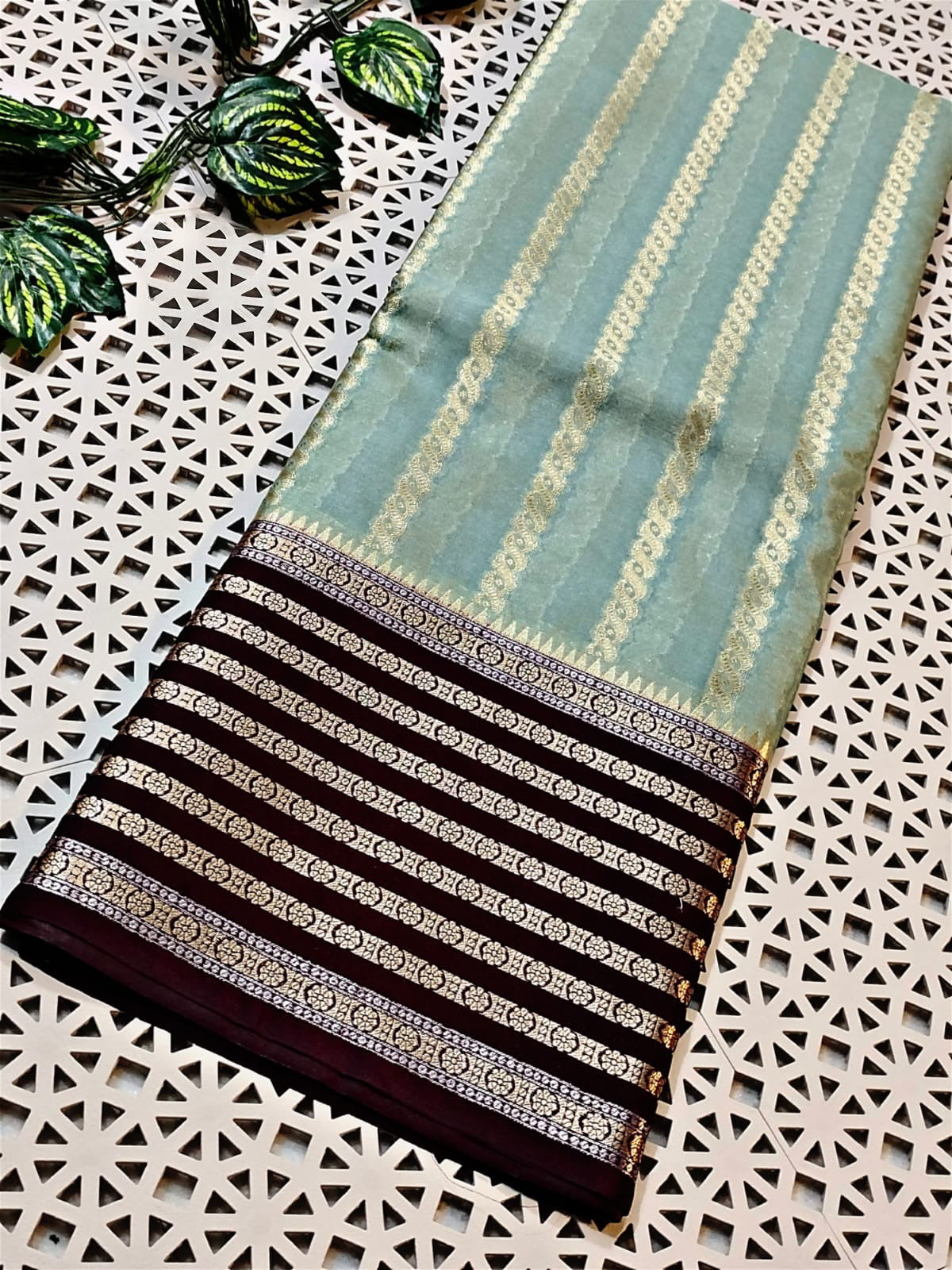 Banarasi Blend Silk Georgette Saree