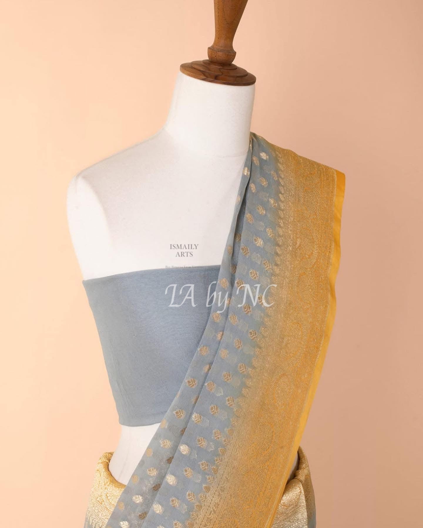 Ash Banarasi Pure Khaddi Georgette Saree