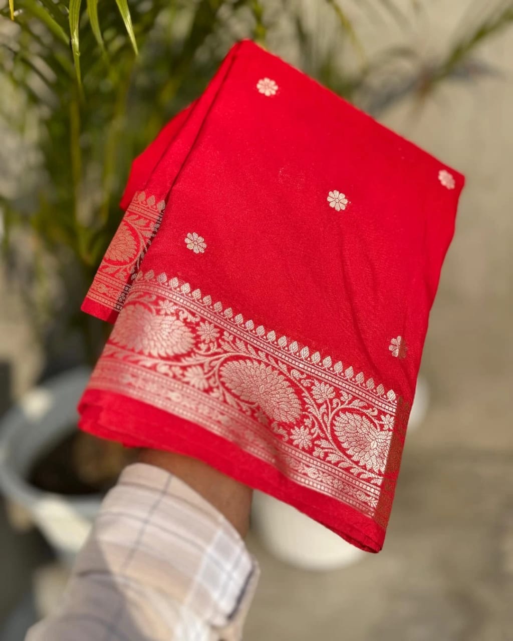 Banarasi Blend Khaddi Georgette Saree