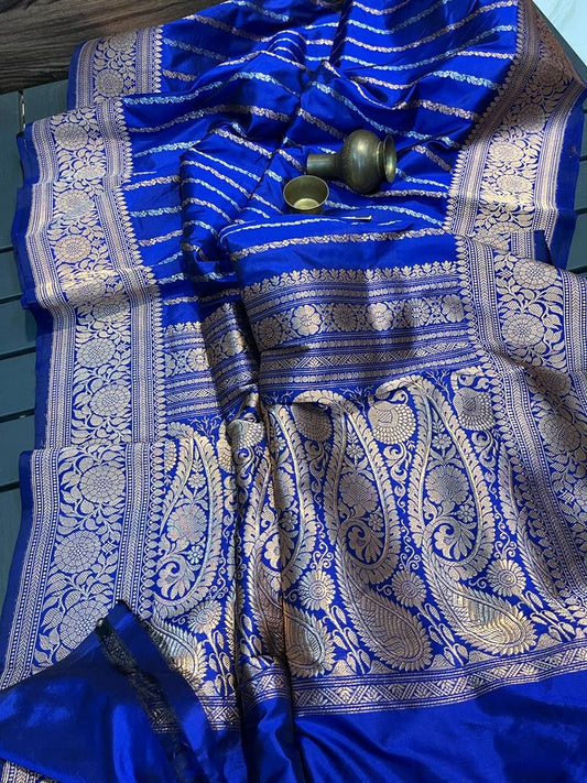 Royal Banarasi Pure Katan Silk Kadwa Saree