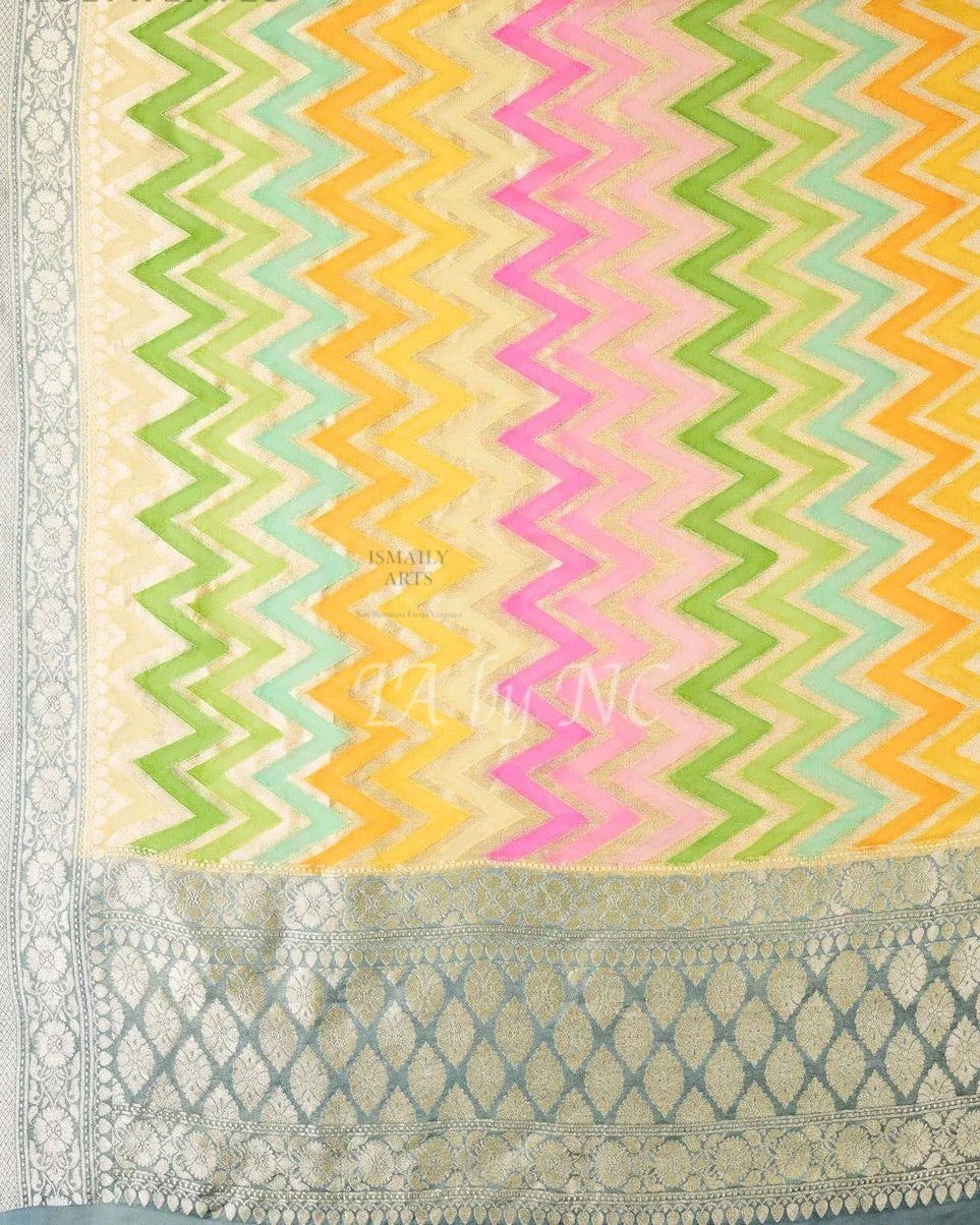 Banarasi Pure Khaddi Georgette Dupatta