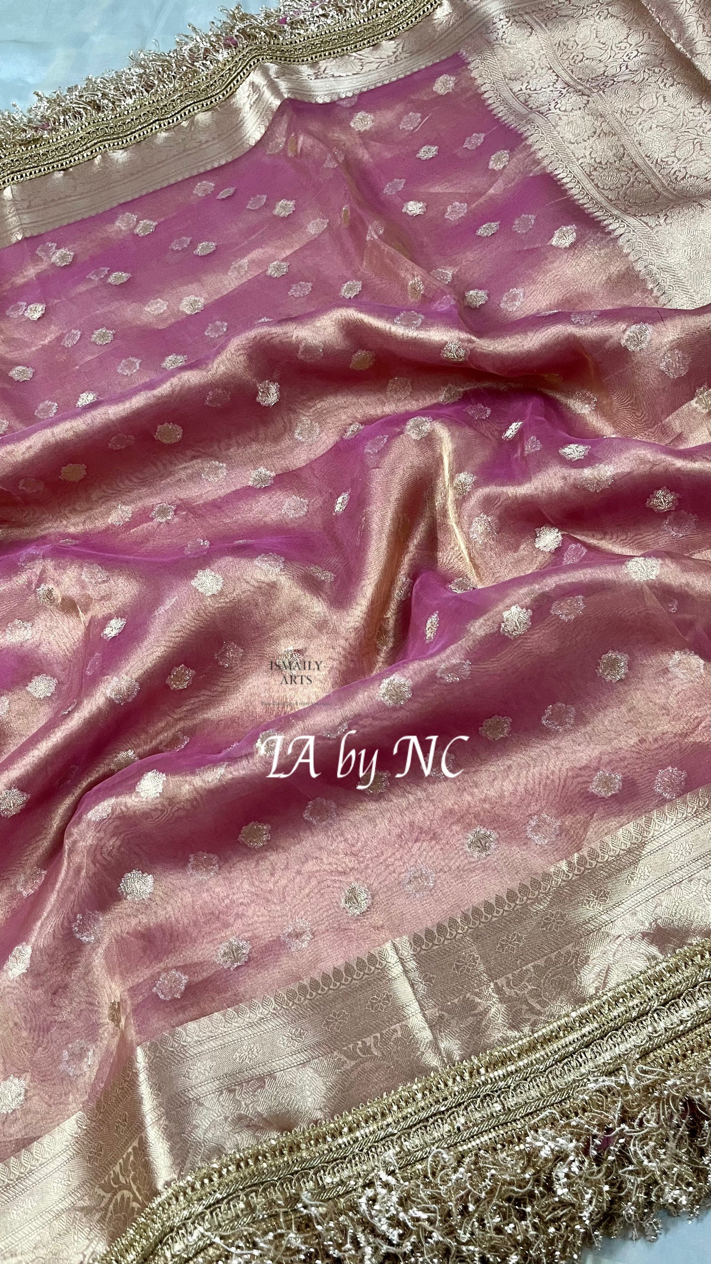 Punch Banarasi Pure Tissue Silk Saree