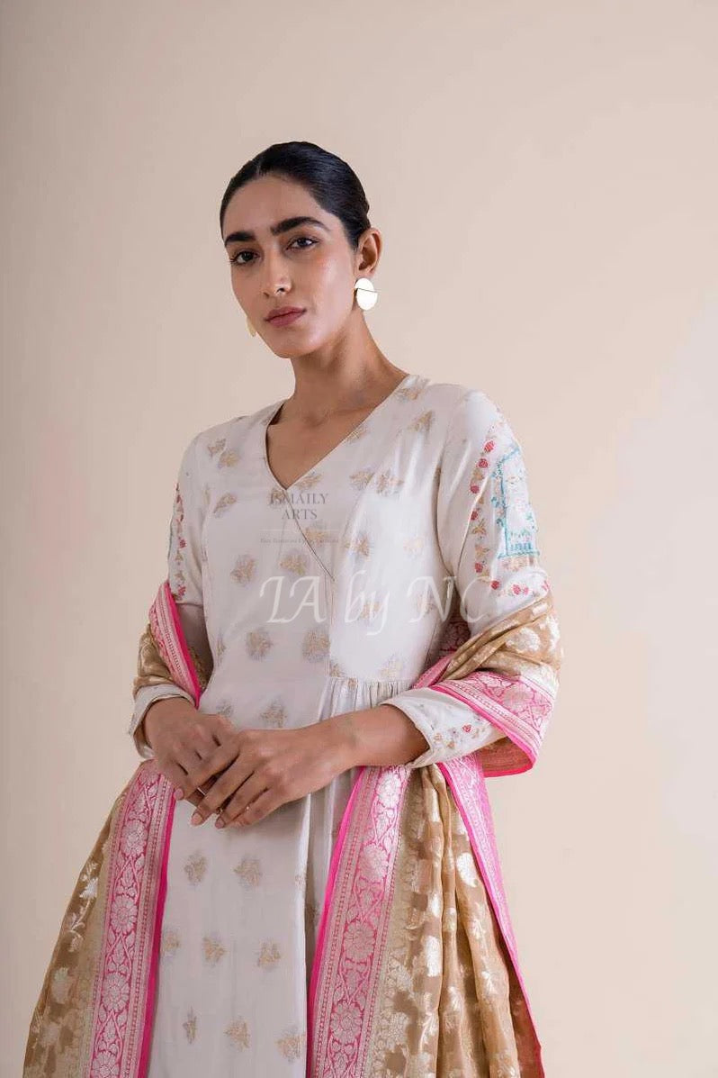 Banarasi Pure Khaddi Georgette Dupatta