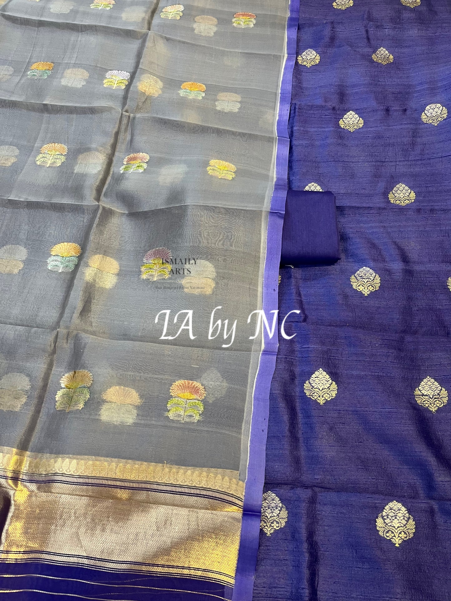 Royal Banarasi Pure Raw Silk Kadwa Dress Materials
