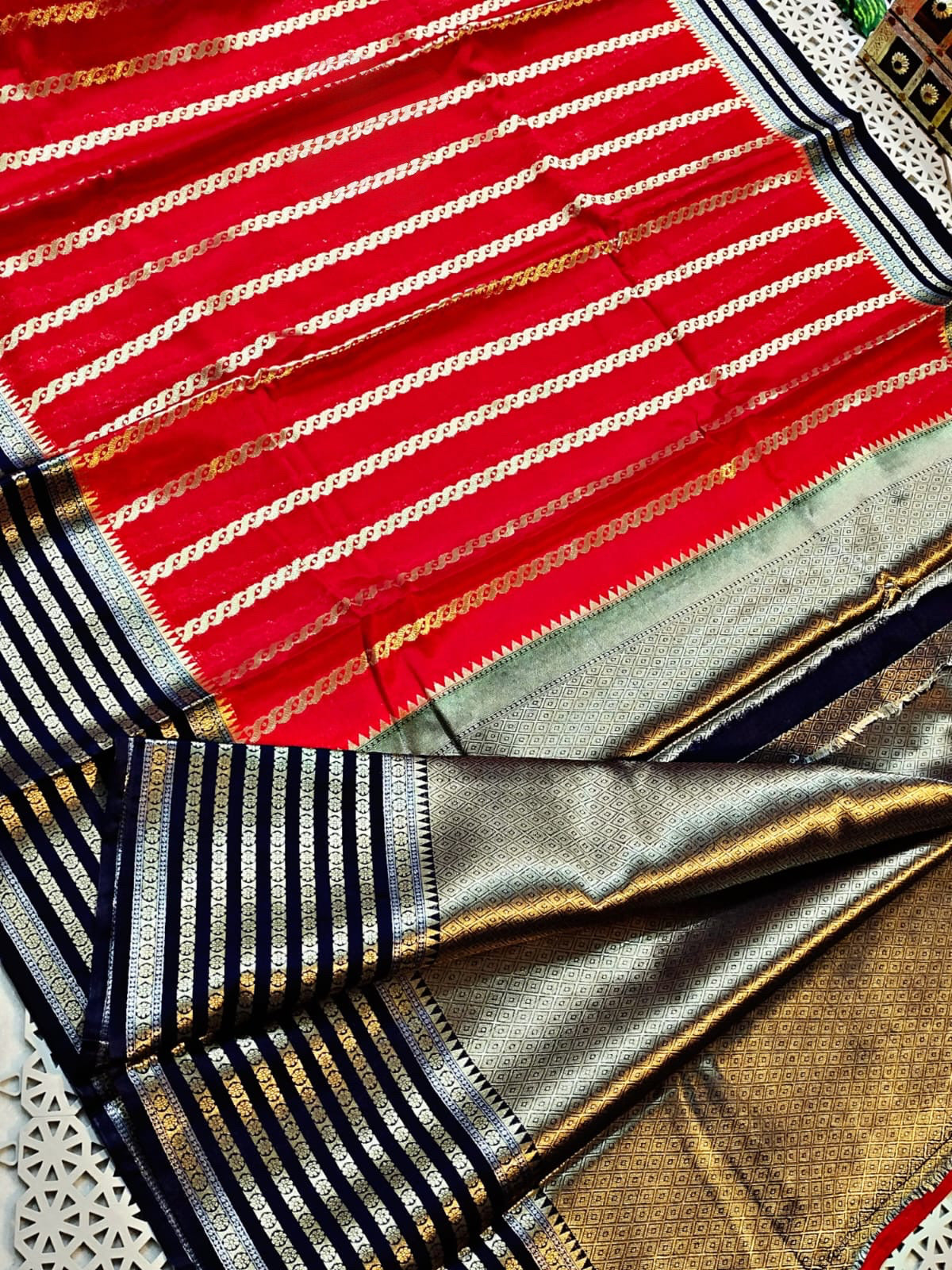 Banarasi Blend Silk Georgette Saree