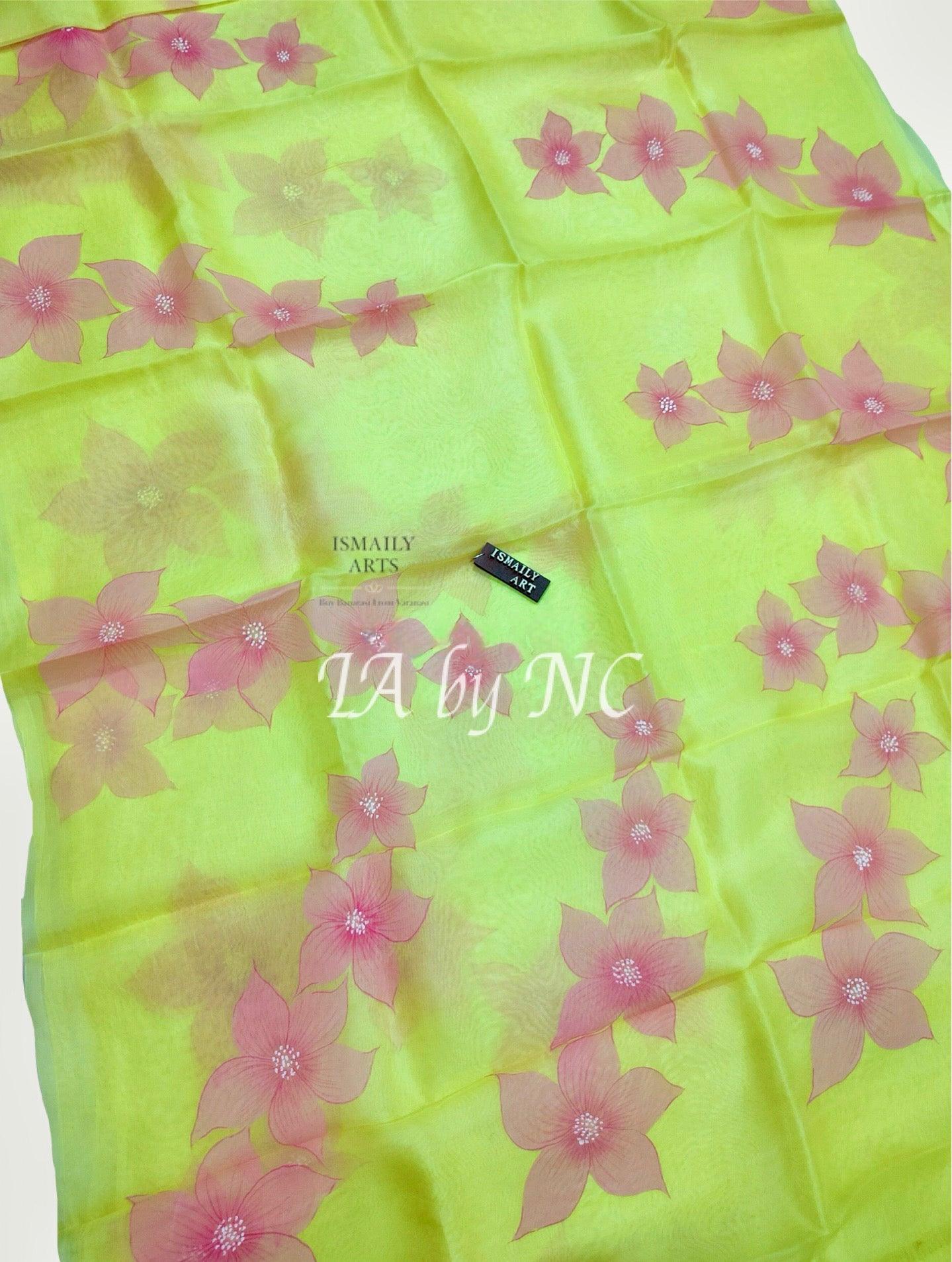 Tuscany Banarasi Pure Kora Organza Saree