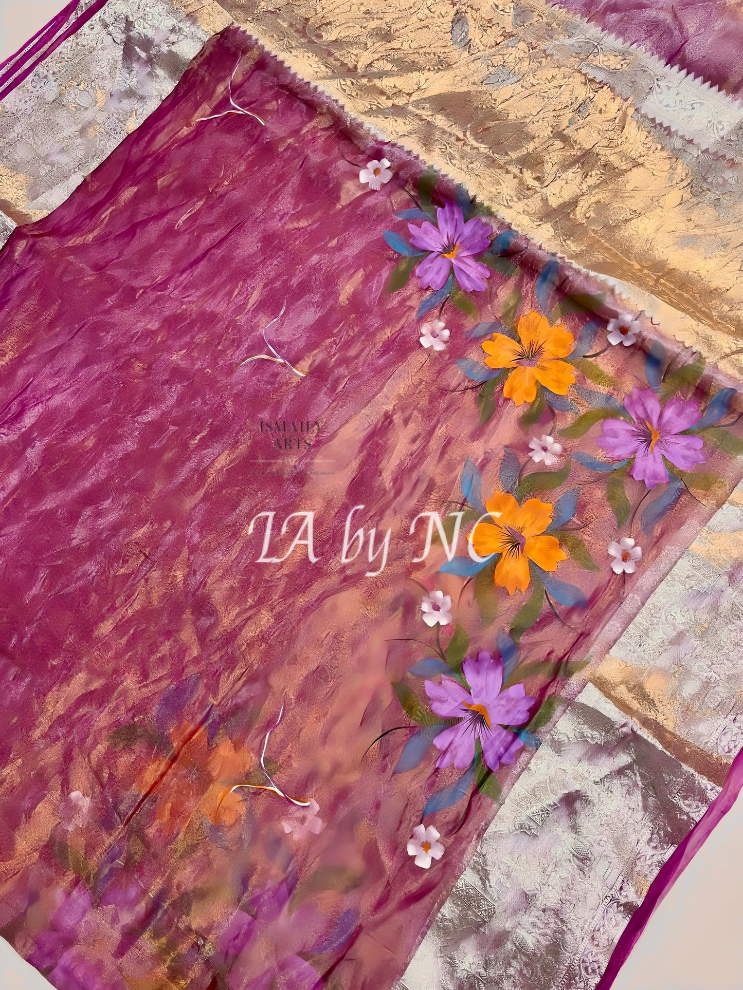 Berry Banarasi Pure Tissue Silk Saree