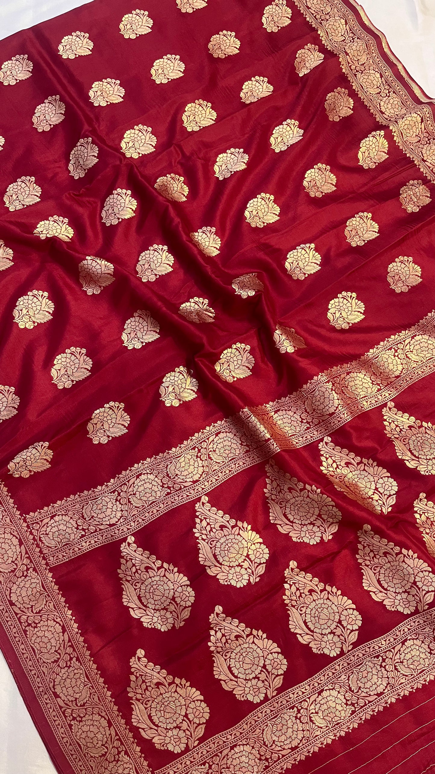 Banarasi Blend Pure Mashru Silk Saree