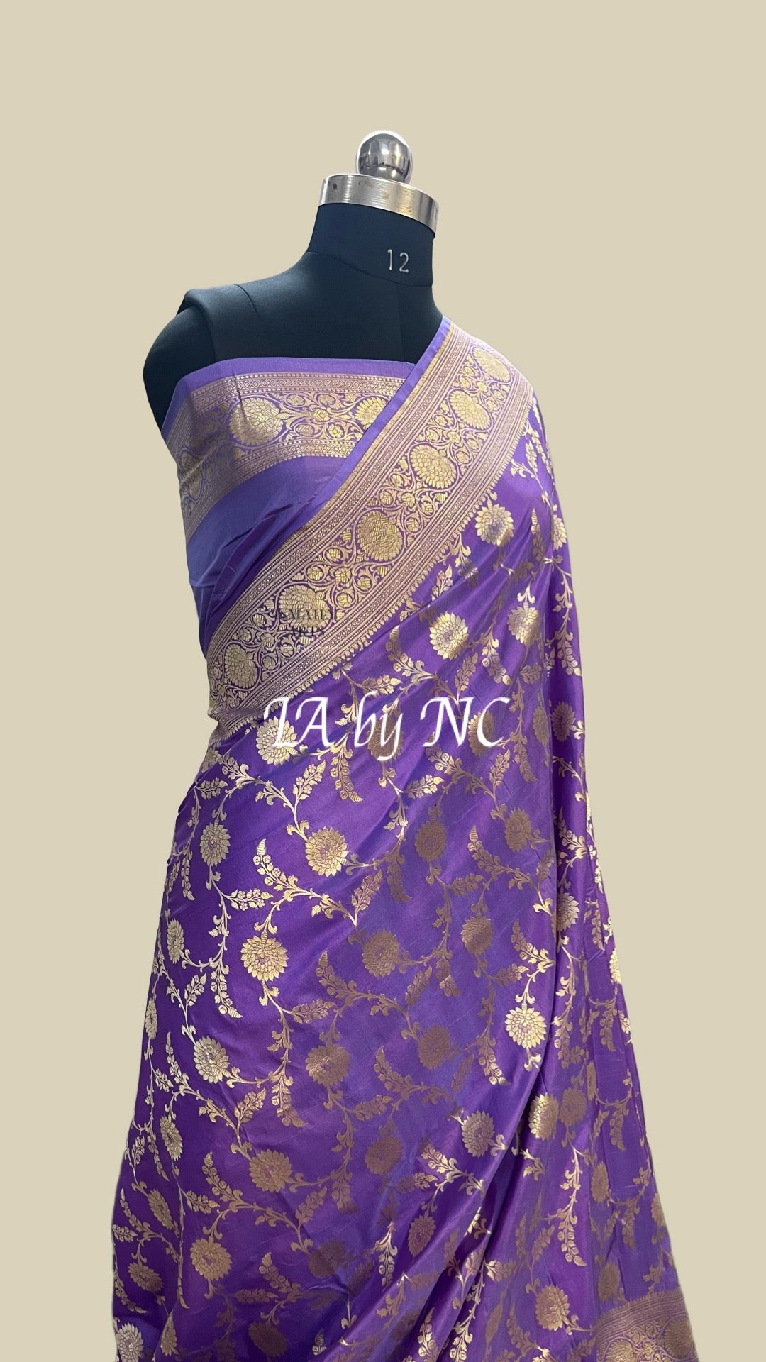Amethyst Banarasi Pure Katan Silk Pattu Saree