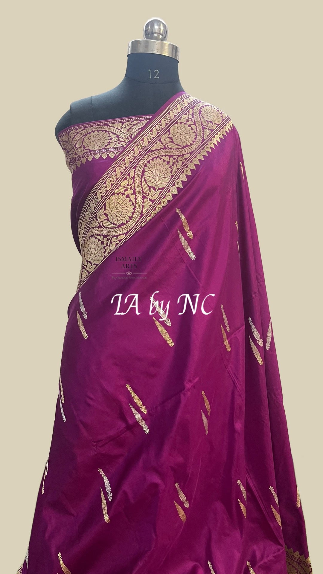Byzantine Banarasi Pure Katan Silk Pattu Sona Rupa Saree