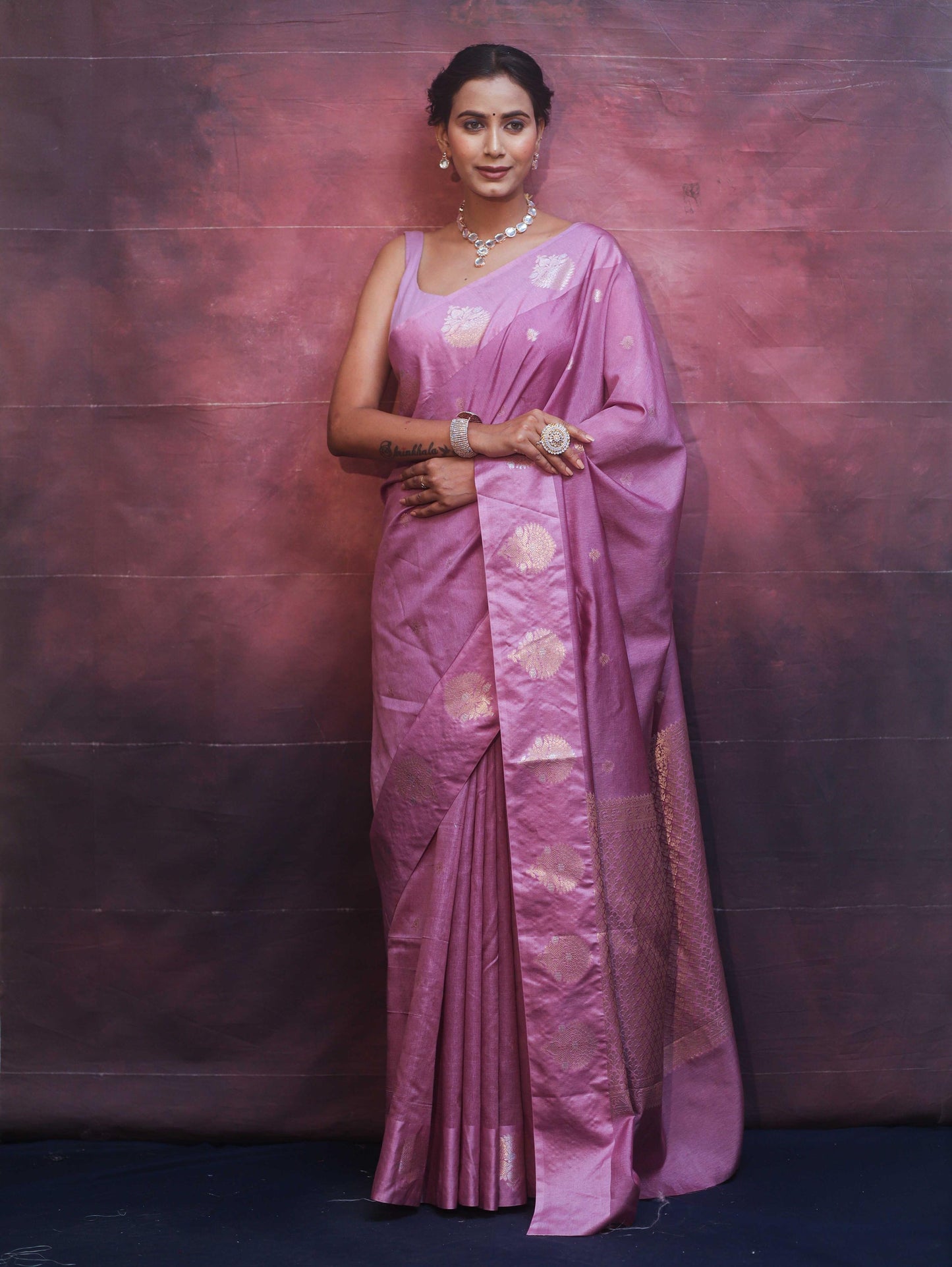 Banarasi Blend Mango Silk Saree