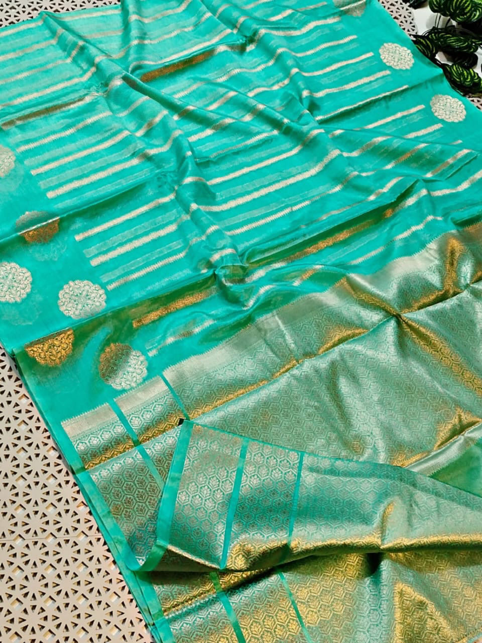 Banarasi Blend Silk Georgette Saree