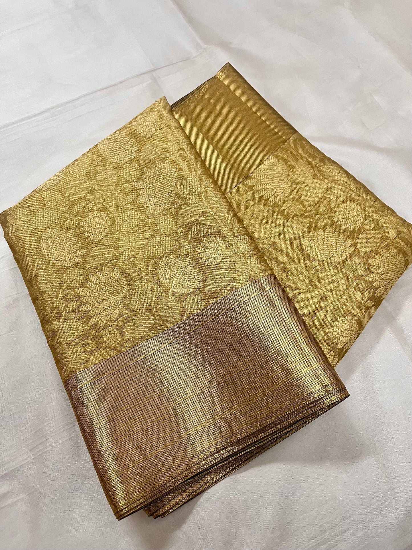 Nita Ambani inspired Banarasi Blend Tissue Brocade Saree