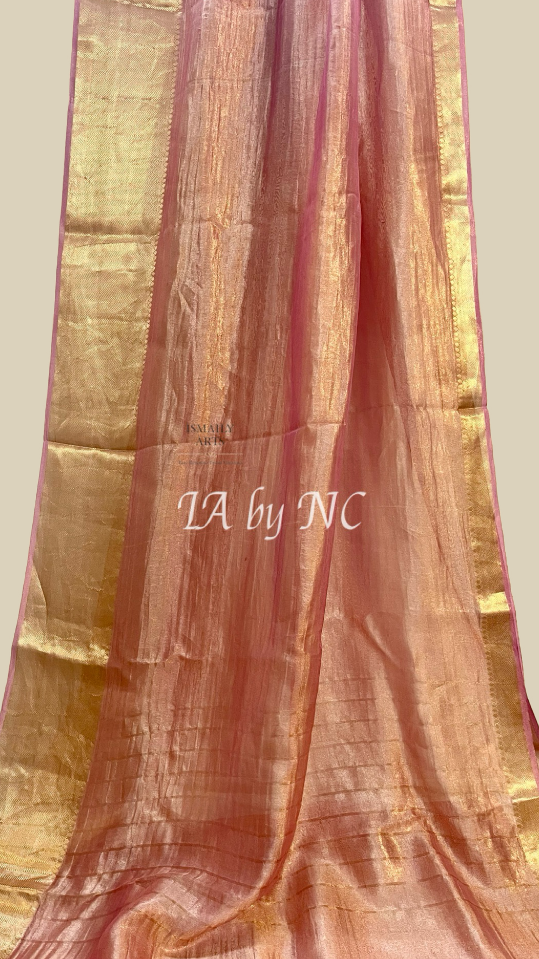 Brick Banarasi Pure Tissue Silk Saree