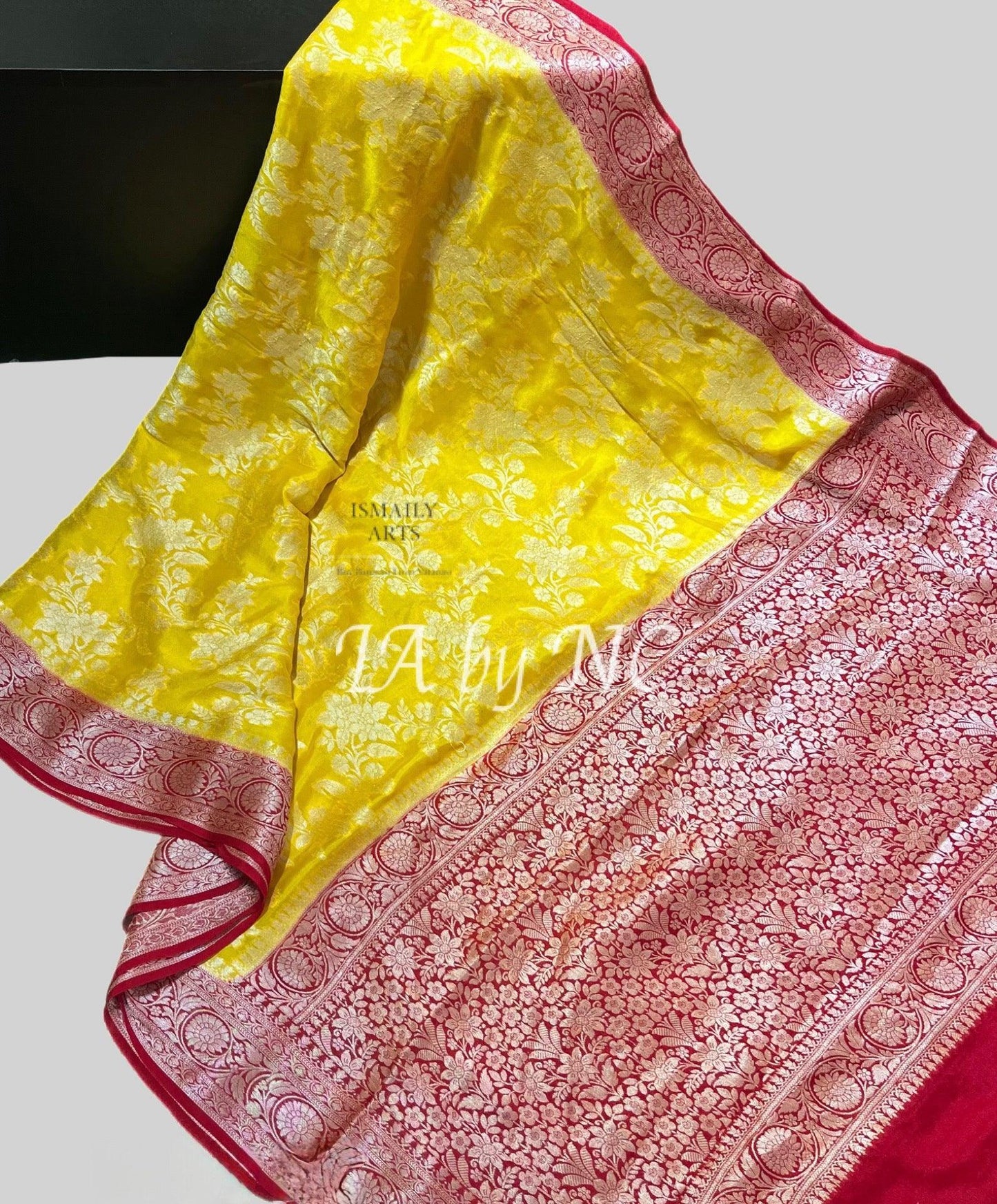 Tuscany Banarasi Pure Chiffon Georgette Saree