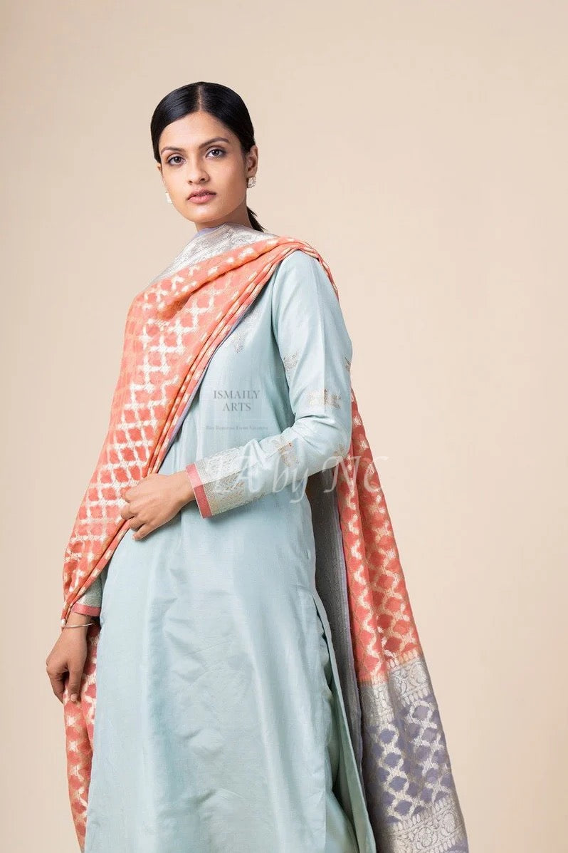 Banarasi Pure Khaddi Georgette Dupatta