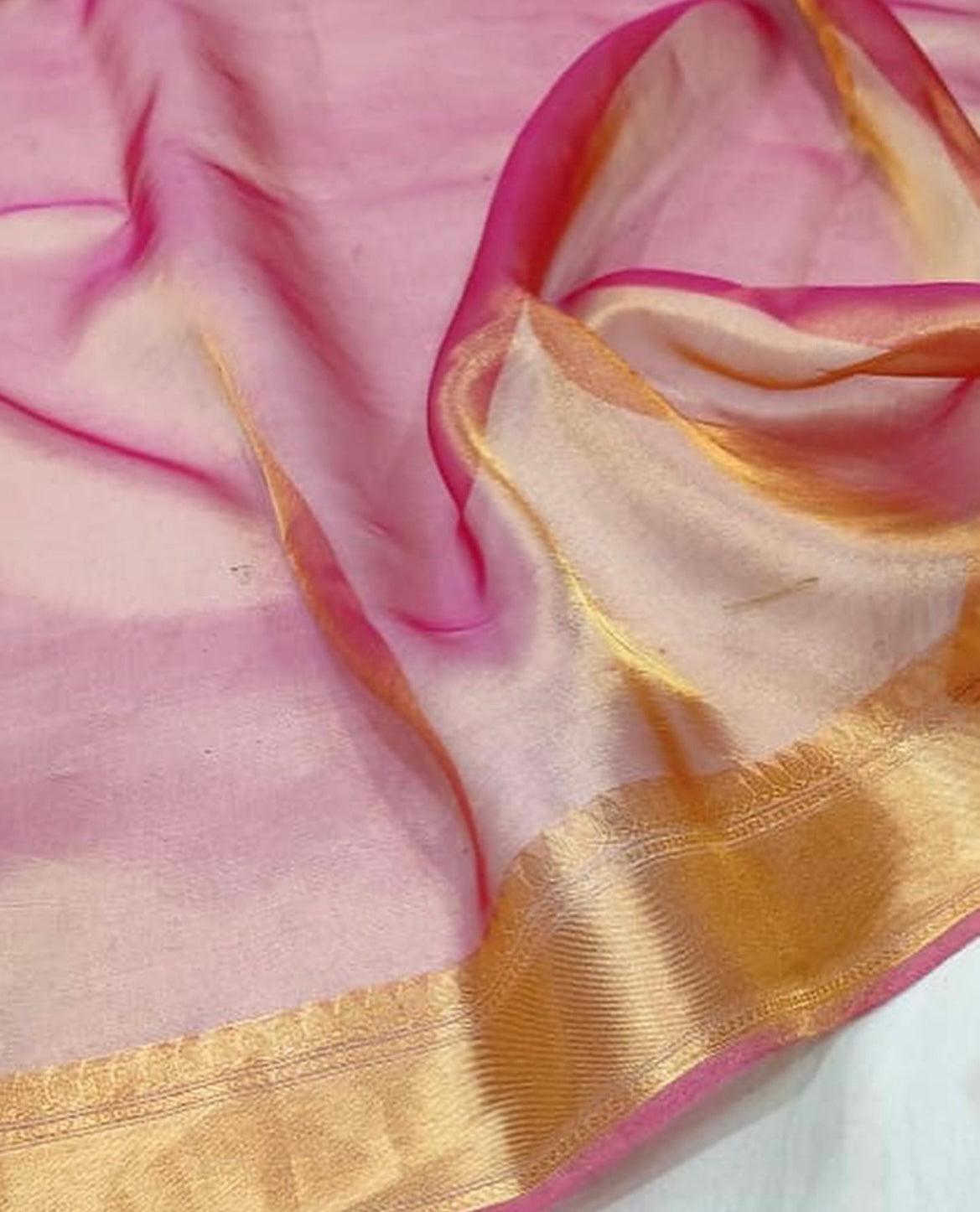 Rani Banarasi Pure Tissue Silk Saree