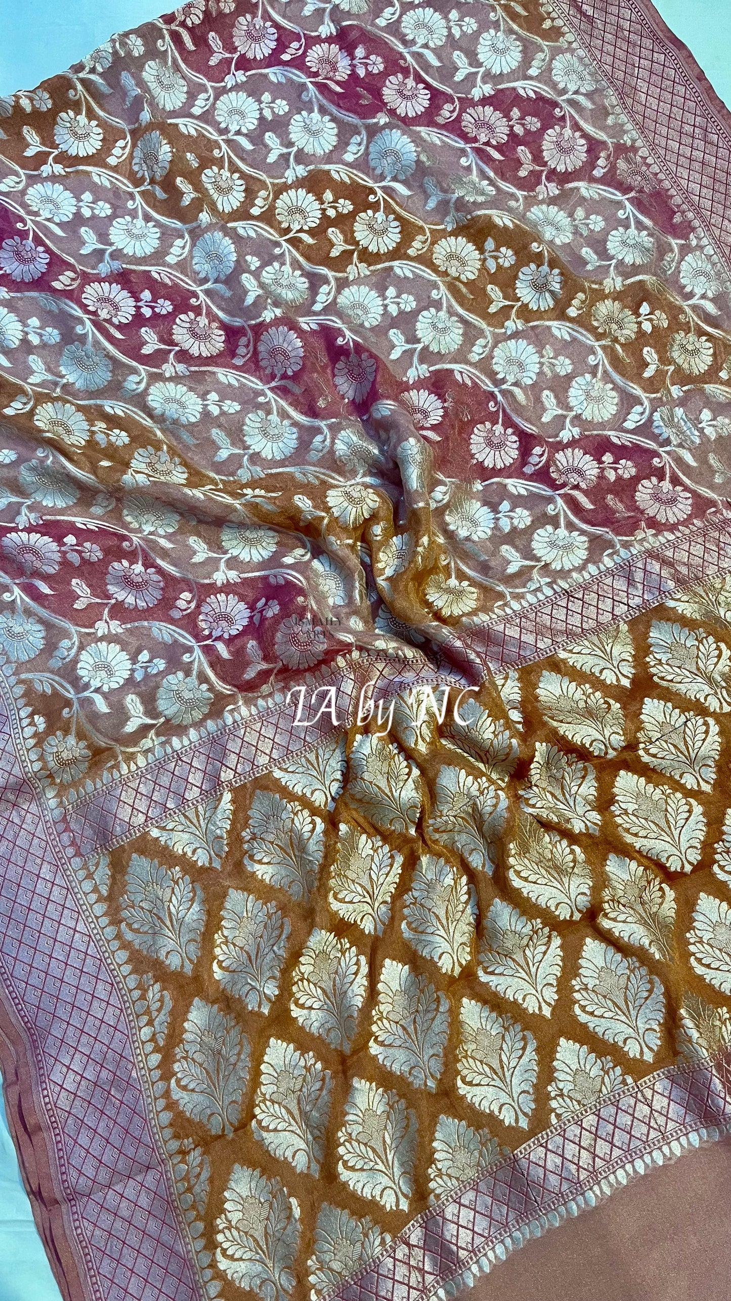 Banarasi Pure Khaddi Georgette Saree
