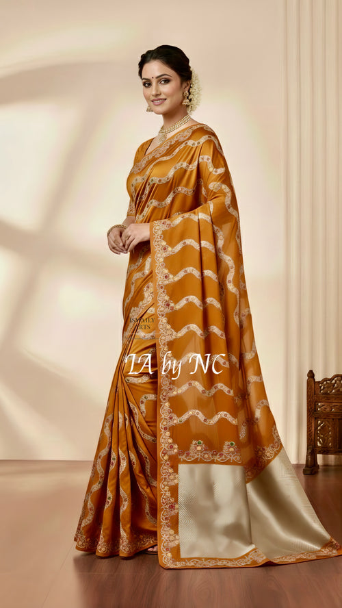 Flowy Mashru Silks