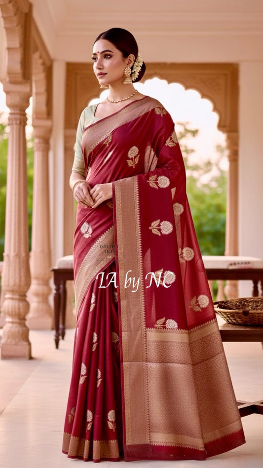 Banarasi Blend Georgette Silk  Saree