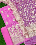 Hot Banarasi Pure Khaddi Georgette Dress Materials