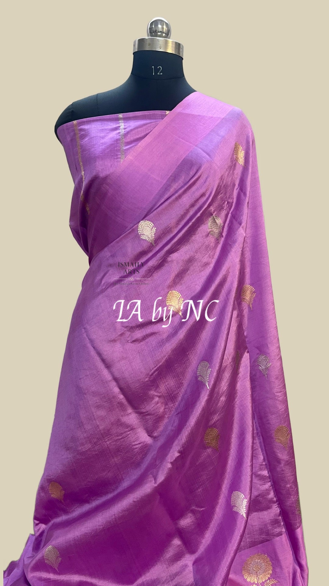 Helio Banarasi Pure Katan Silk Mango Saree