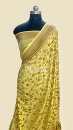 Laguna Banarasi Pure Khaddi Georgette Saree