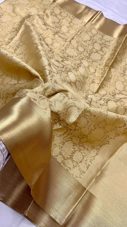 Nita Ambani inspired Banarasi Blend Tissue Brocade Saree