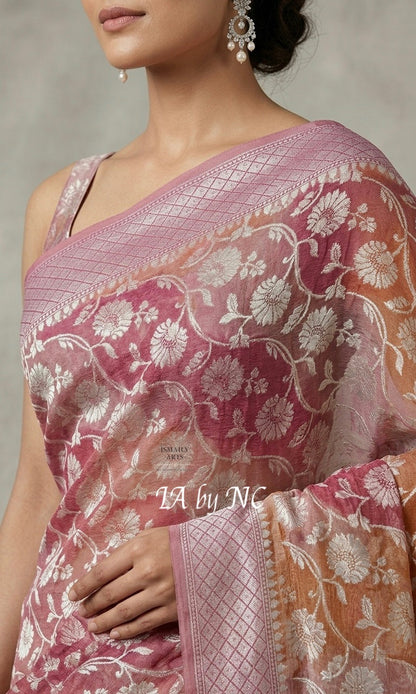Banarasi Pure Khaddi Georgette Saree