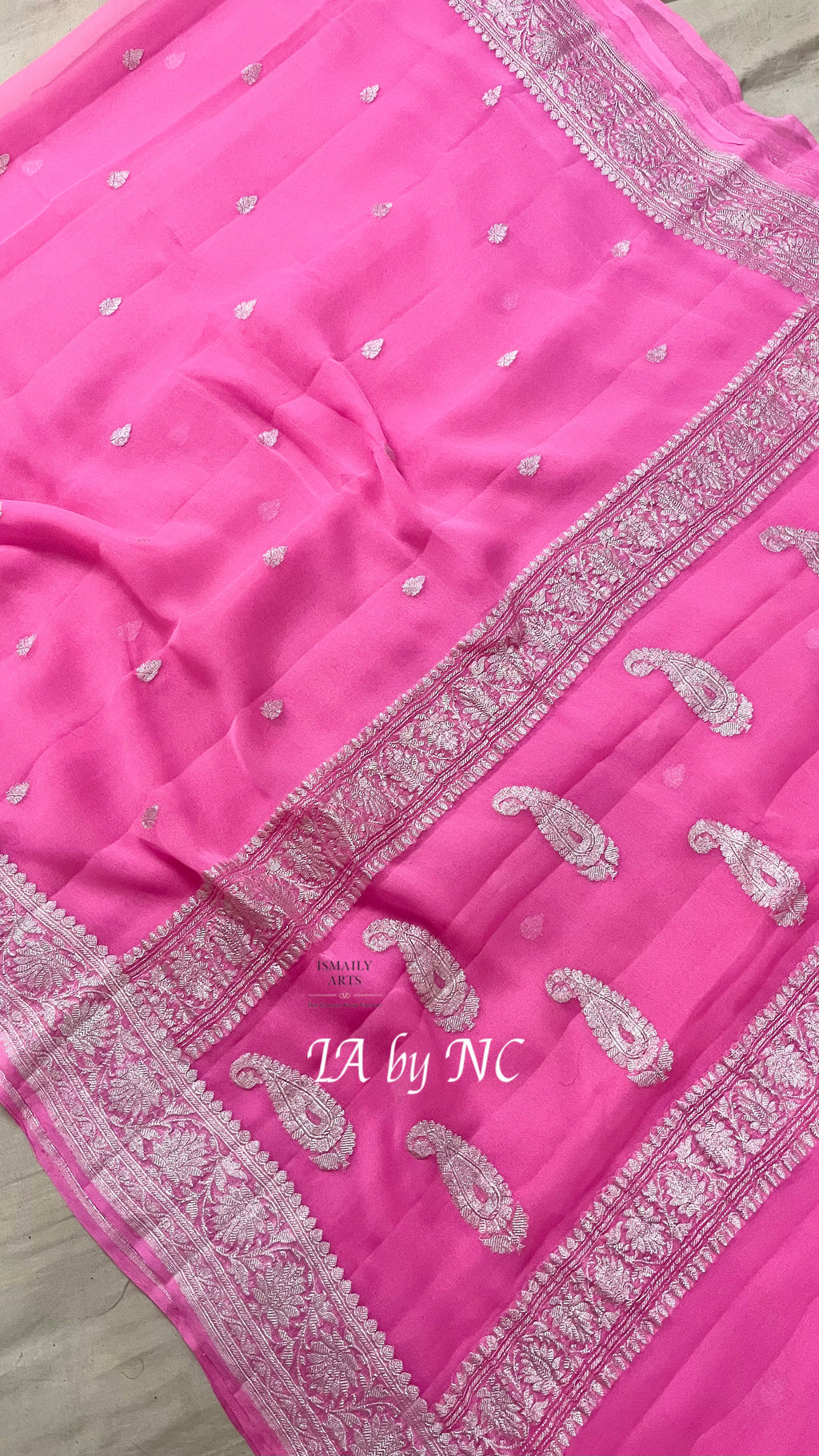 Hot Banarasi Pure Khaddi Georgette Kadwa Saree