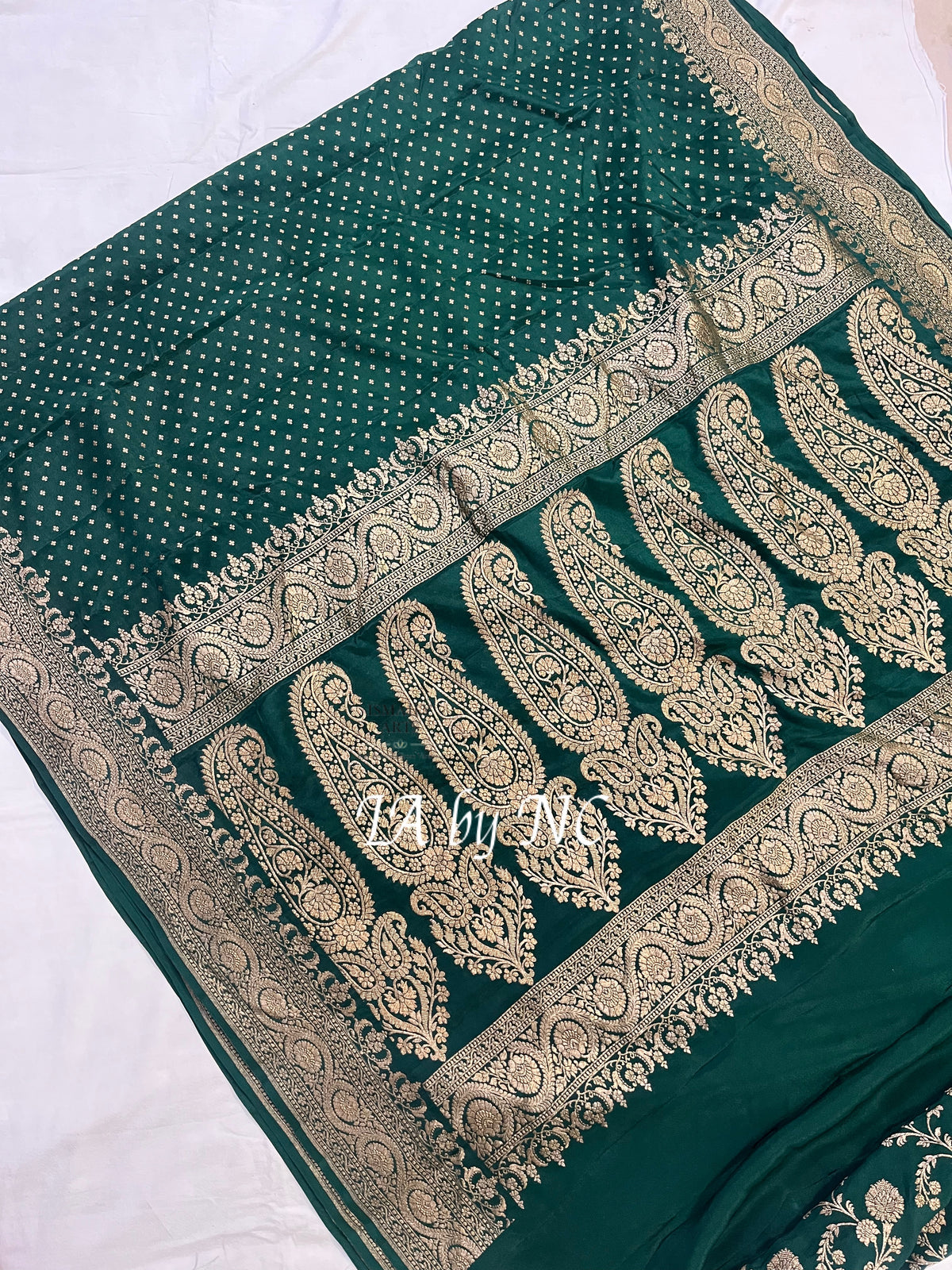 Sacramento Banarasi Pure Khaddi Crepe Georgette Saree