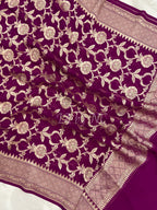 Byzantine Banarasi Pure Khaddi Georgette Dupatta