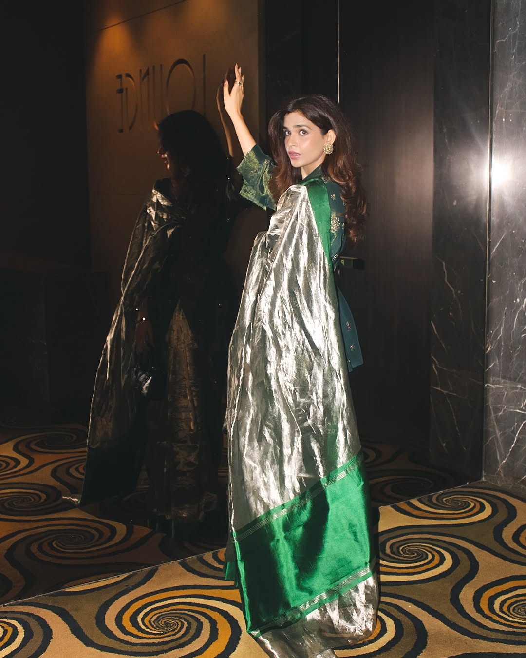 Sacramento Banarasi Pure Tissue Silk Saree - Satin Border
