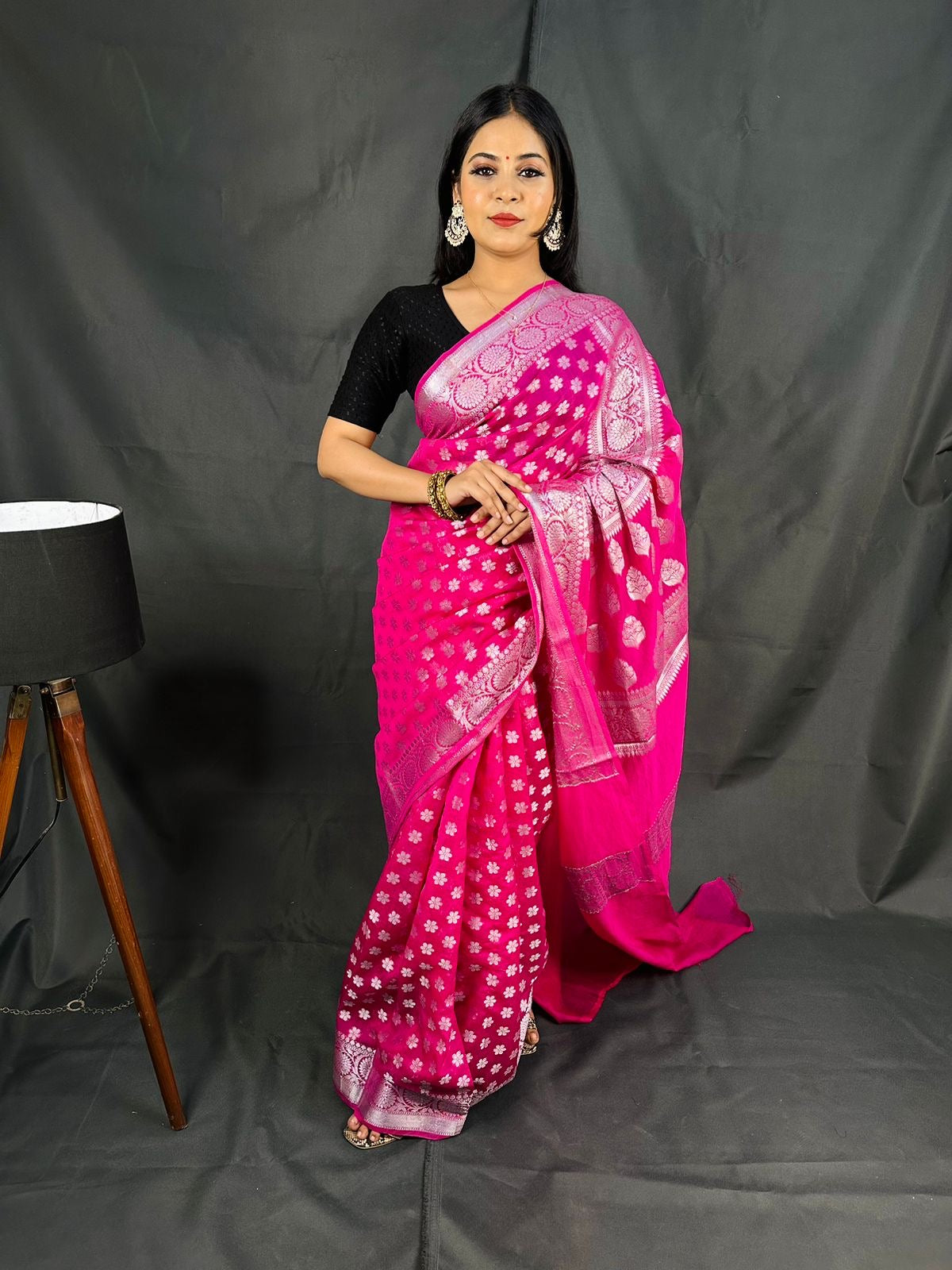 Banarasi Blend Khaddi Georgette Saree