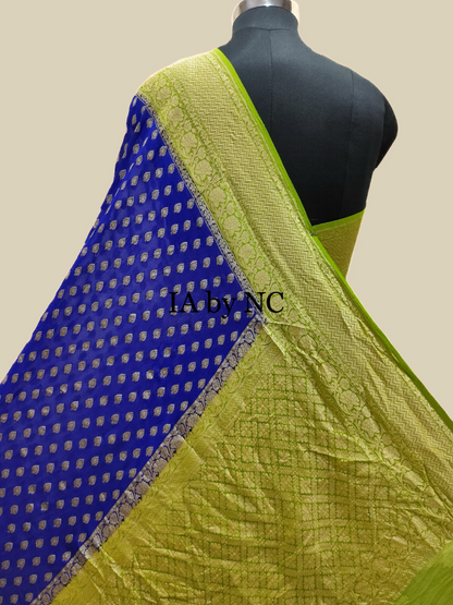 Royal Banarasi Pure Khaddi Georgette Saree