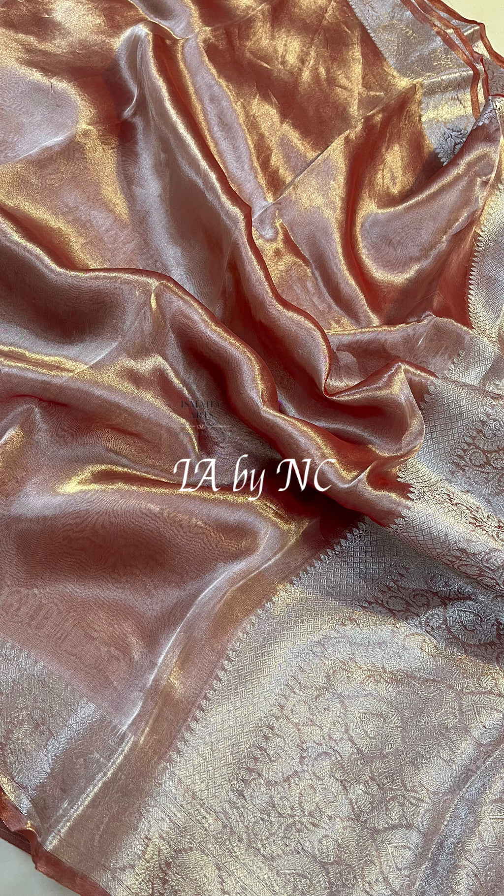 Burgundy Banarasi Pure Tissue Silk Saree