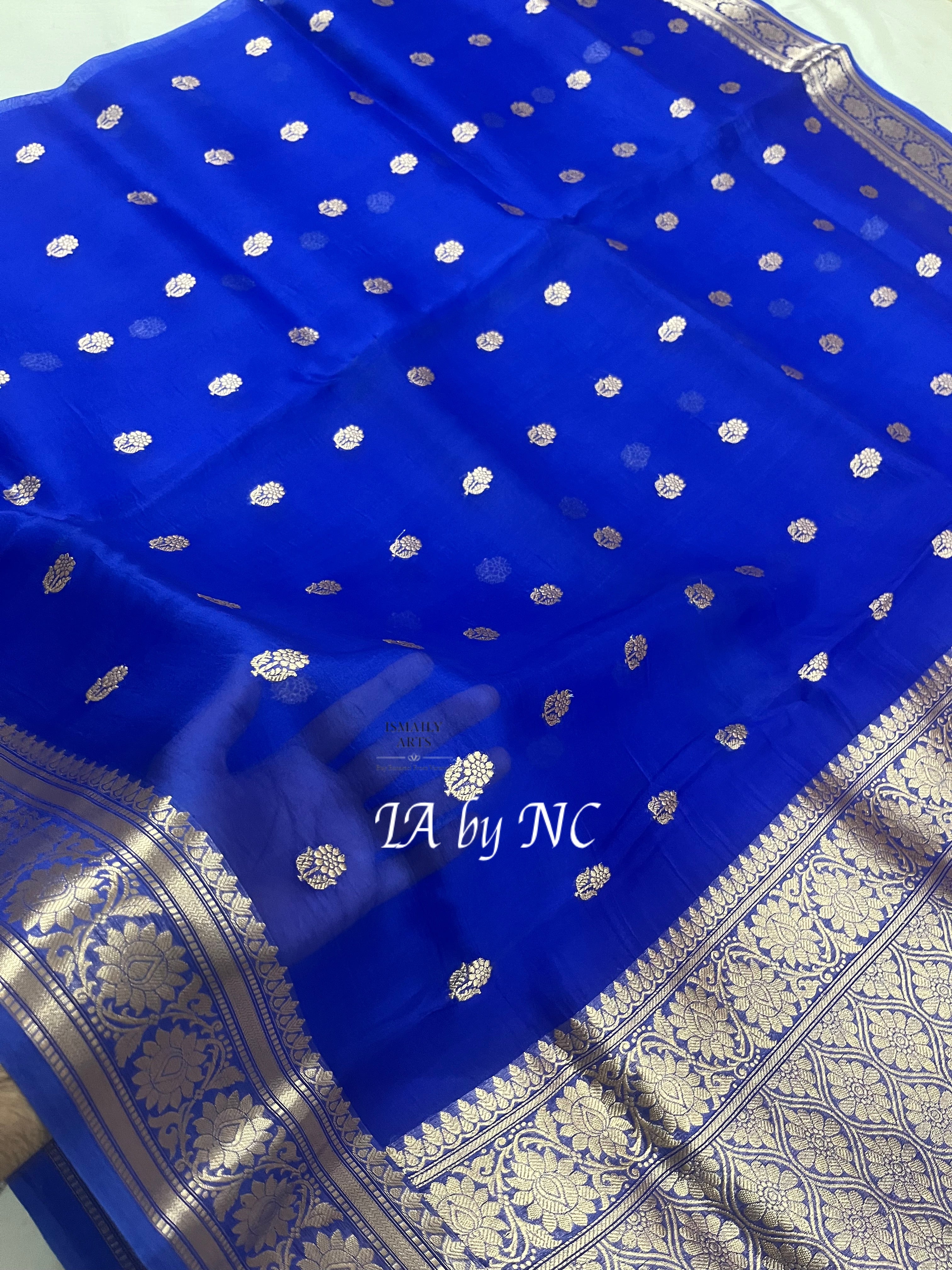 Royal Banarasi Pure Kora Silk Kadwa Saree