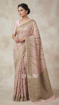 Flamingo Banarasi Pure Chiffon Georgette Saree