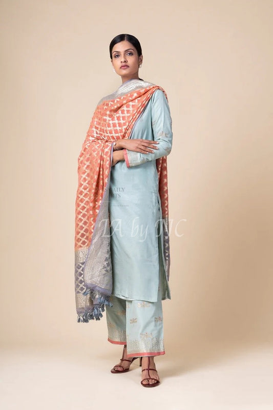 Banarasi Pure Khaddi Georgette Dupatta