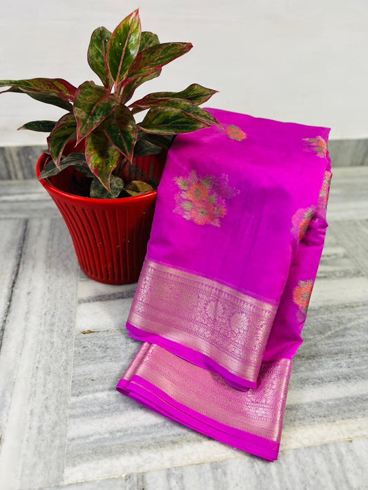 Banarasi Blend Khaddi Georgette Tilfi Saree