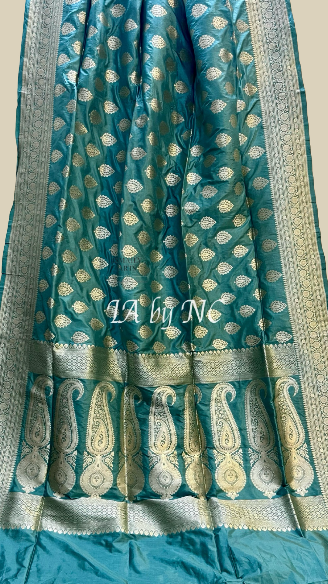 Jungle Banarasi Pure Katan Silk Pattu Saree