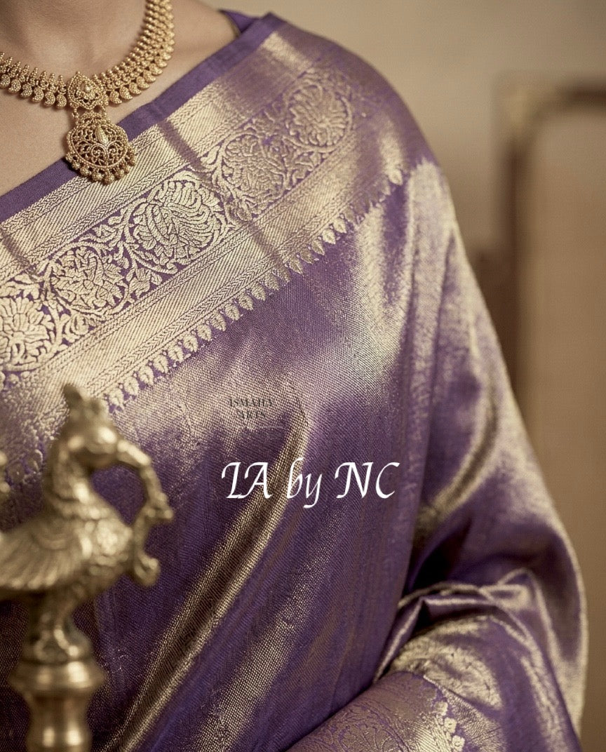 Byzantine Banarasi Pure Tissue Silk Saree