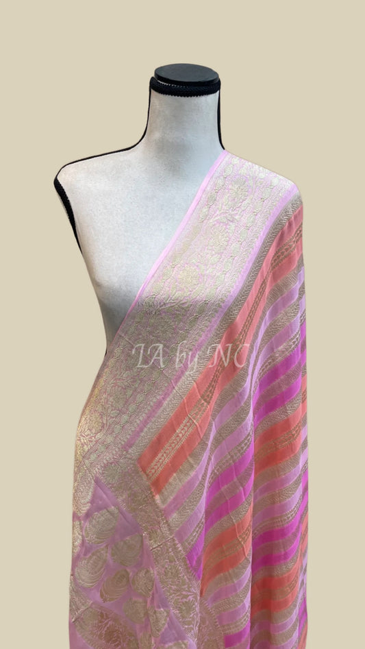 Taffy Banarasi Pure Khaddi Georgette Dupatta