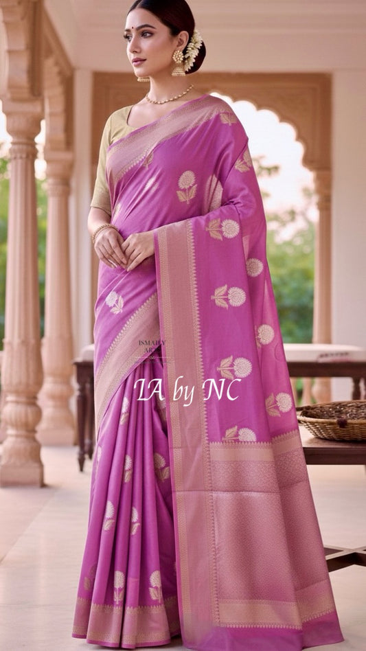 Banarasi Blend Georgette Silk  Saree