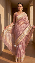 Baby Banarasi Pure Tissue Silk Saree