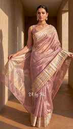Baby Banarasi Pure Tissue Silk Saree