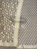 Mink Banarasi Pure Khaddi Georgette Dress Materials